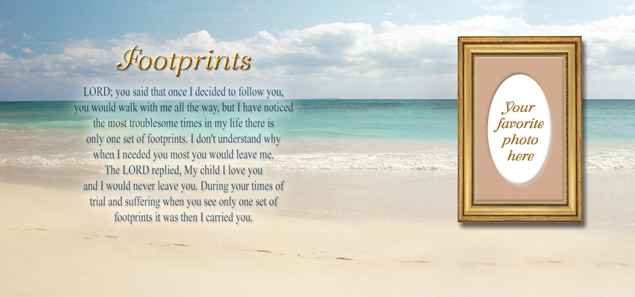 P 127 Beach FR Footprints (Beach)